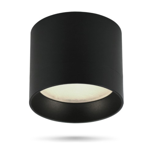 Накладной неповоротный светильник под лампу Feron HL353 черный (41283) купити