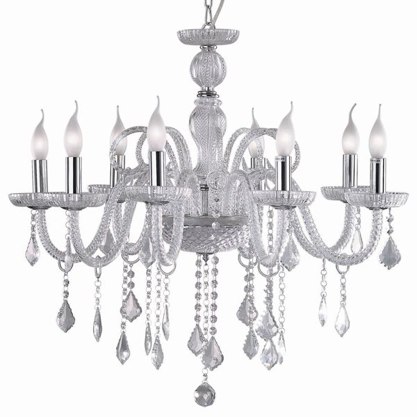 Люстра Ideal Lux GIUDECCA SP8 TRASPARENTE купити