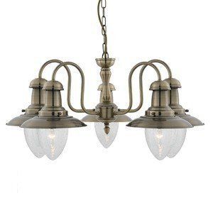 Люстра Searchlight 5335-5AB Fisherman купити