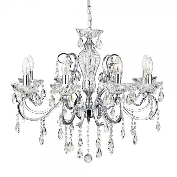 Люстра Searchlight 4128-8CC Diamelle купити