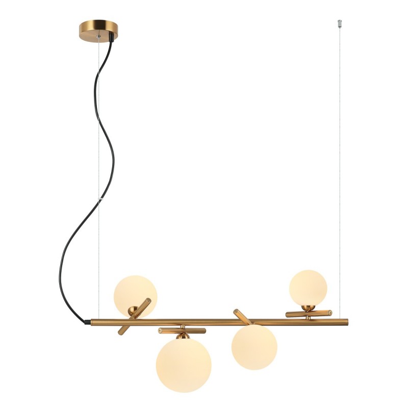 Люстра підвісна ITALUX PND-5622-4-BRO-W Reverso купити