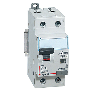 Дифференциальный автоматический выключатель 1P+N C 10A 30mA AC, Legrand (411000) купить