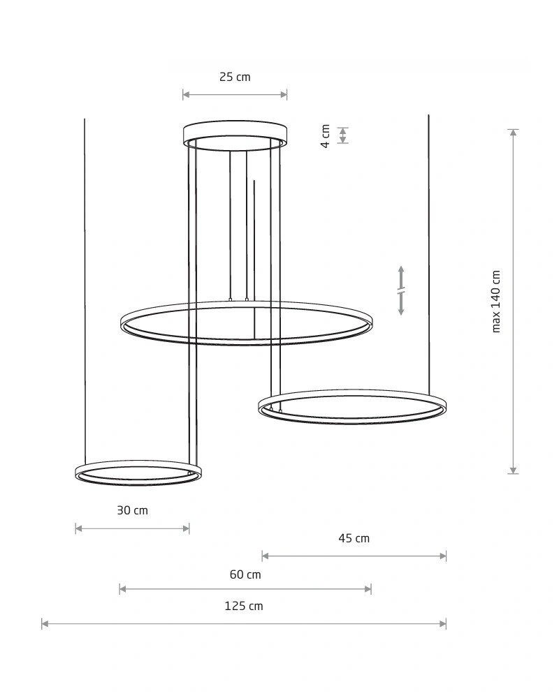 Люстра Nowodvorski Circolo Power 11649 LED 3x85W 3000K 4600Lm IP20 біла купити