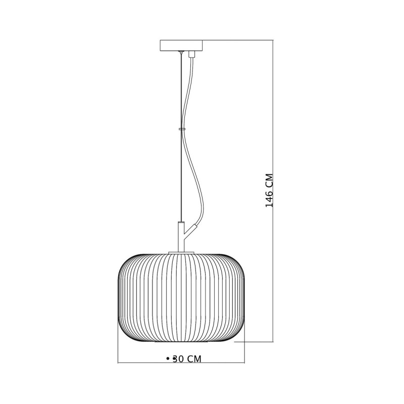 Люстра підвісна ITALUX PND-64536B-L-BL-OPA Rues купити