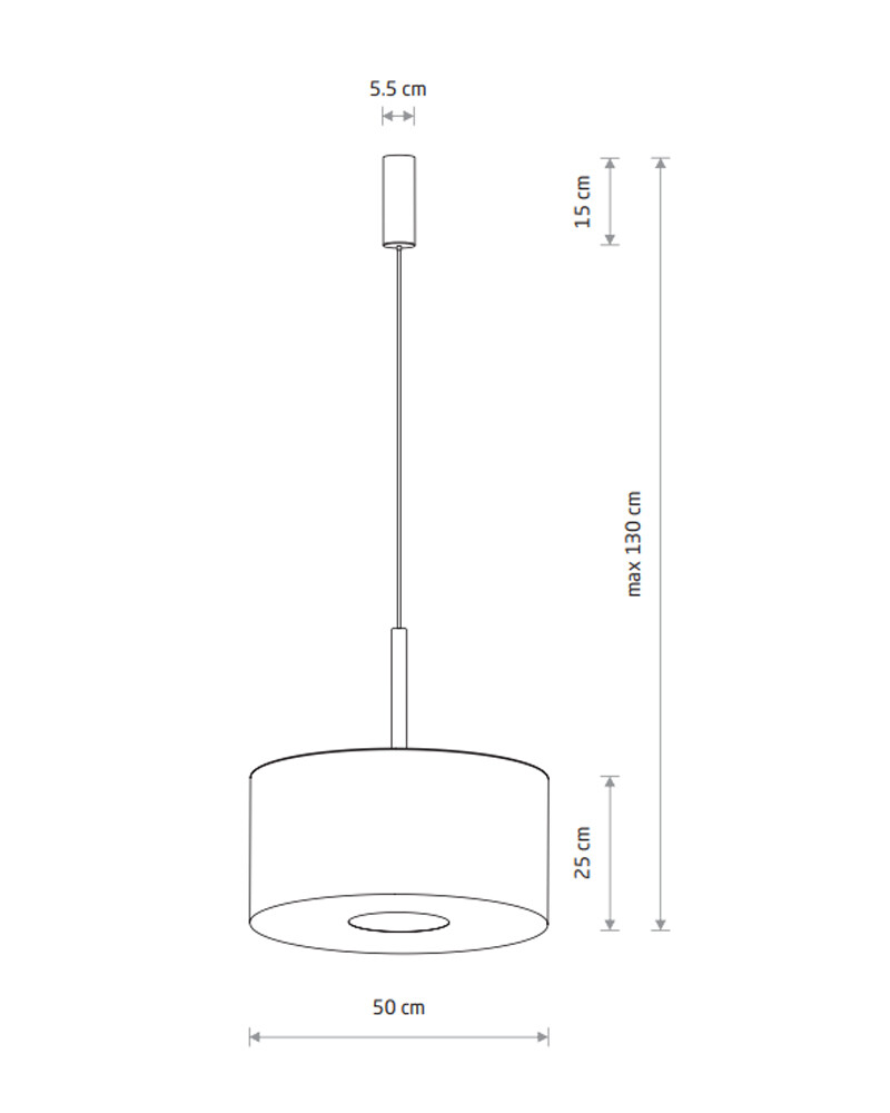 Підвісний світильник Nowodvorski 11659 Amarela M E27 1x25W IP20 графітовий купити