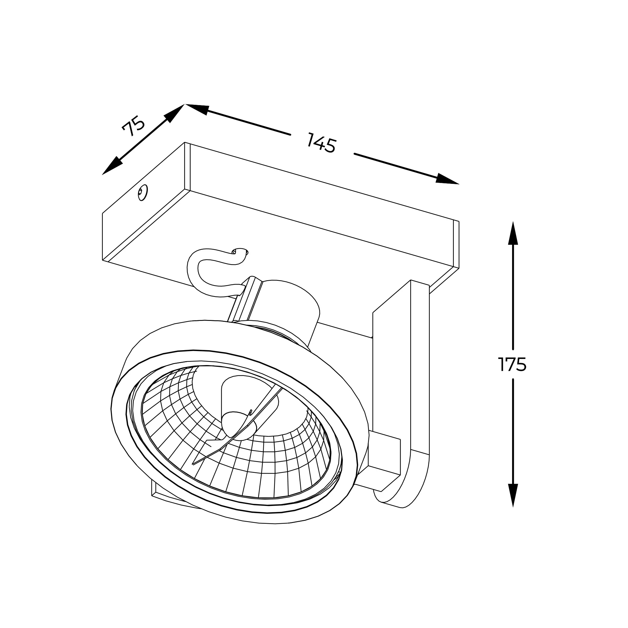 Спот Zuma Line MASTER ACGU10-181 купити