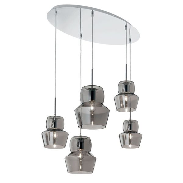Люстра Ideal Lux ZENO SP5 FUME купити