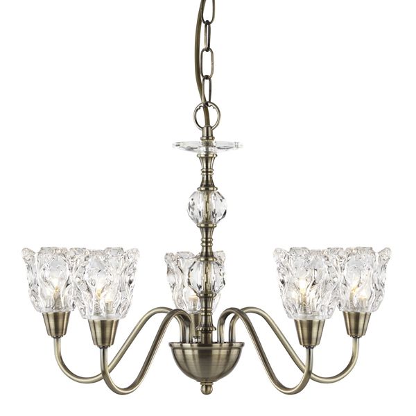 Люстра Searchlight Monarch 6255-5AB купити