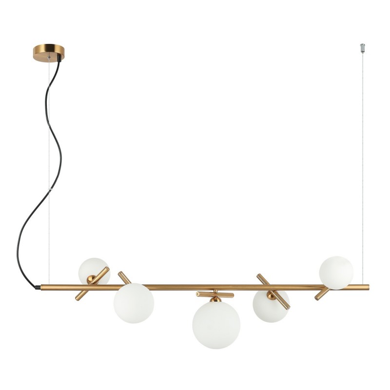 Люстра підвісна ITALUX PND-5622-5-BRO-W Reverso купити