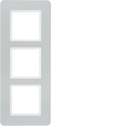 Рамка 3Х пластикова алюміній, Q.7 10136184 купити