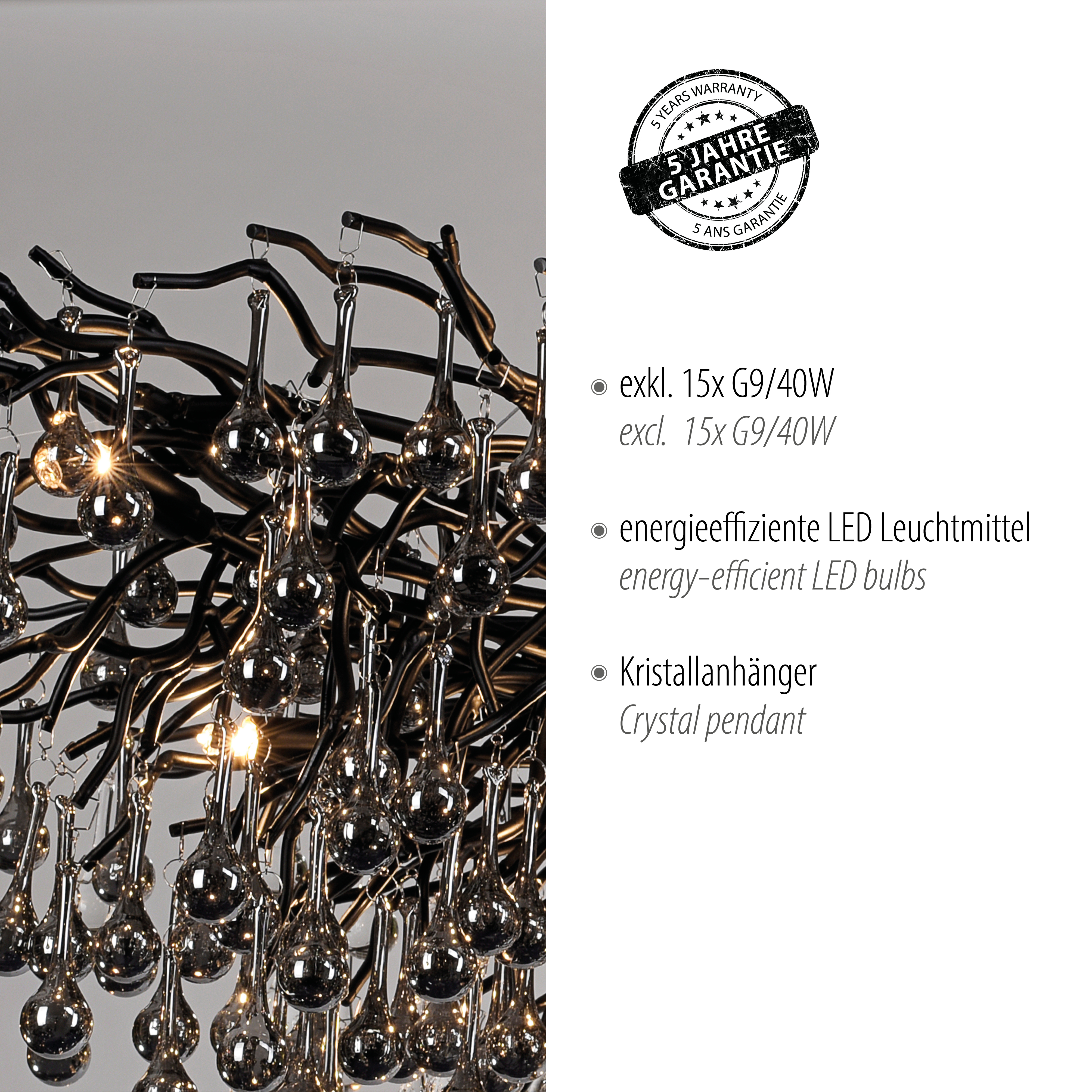 Підвісний світильник Zuma Line 2031-18 ICICLE купити