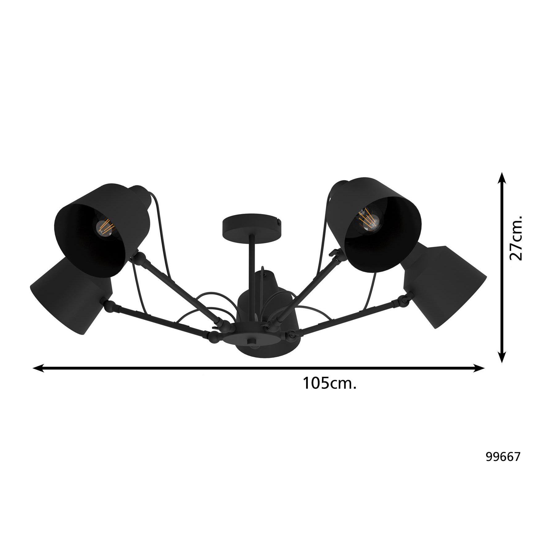Люстра EGLO 99667 BASURTU купити