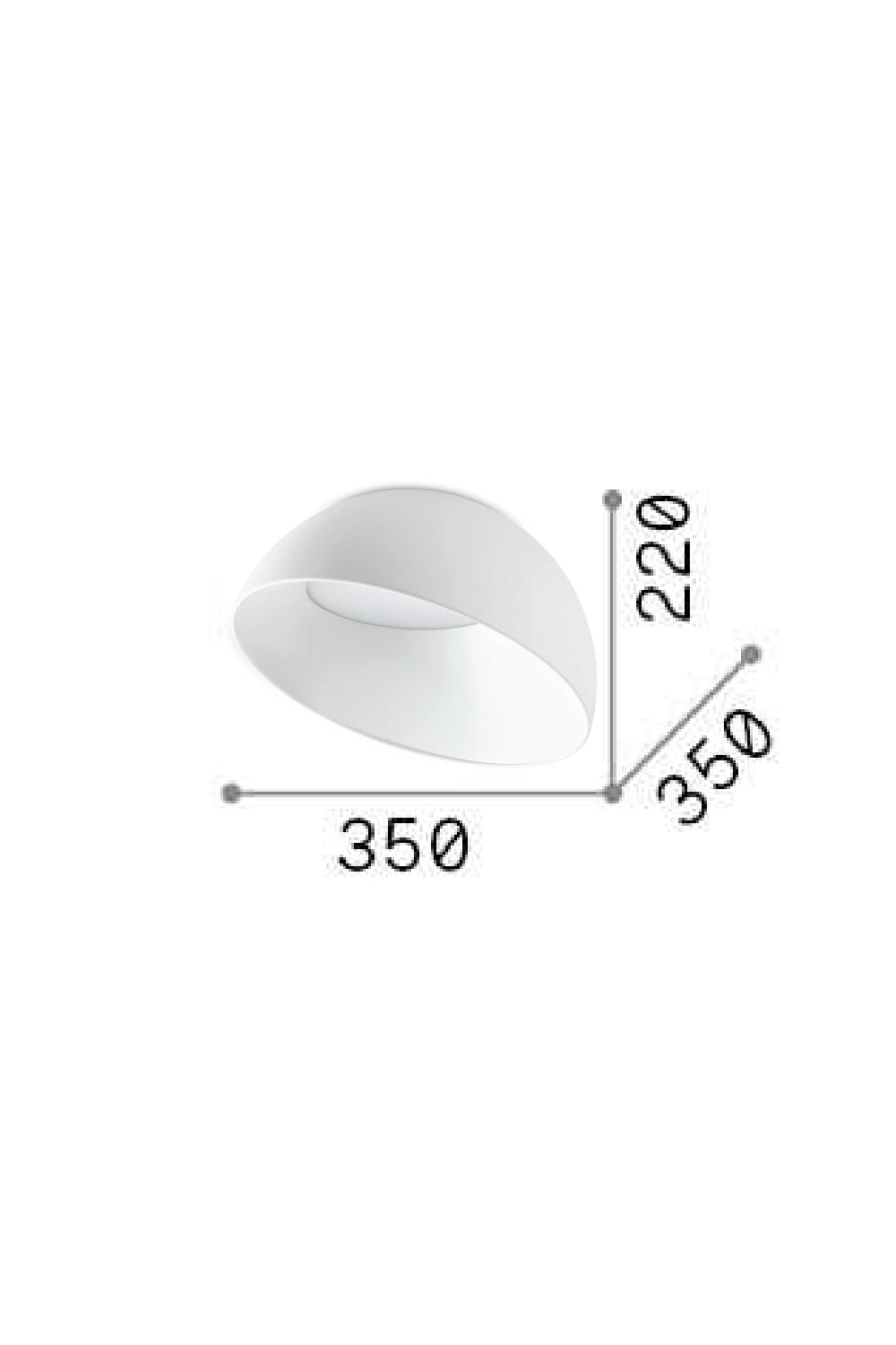 Потолочний світильник Ideal Lux 297101 COROLLA-2 PL (10625) купити
