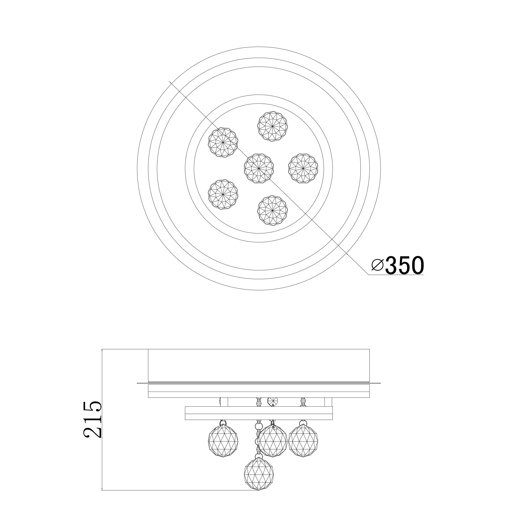 Люстра Zuma Line B180607-2 MALAWI купити