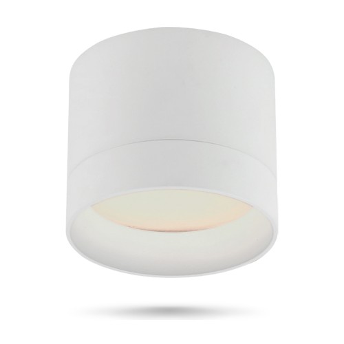 Накладной неповоротный светильник под лампу Feron HL353 белый (41281) купити
