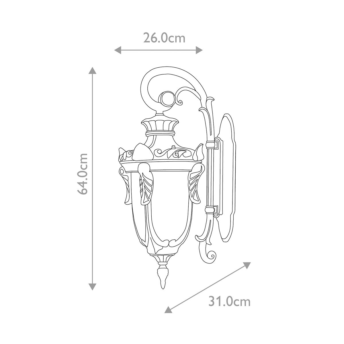 Уличный светильник Elstead PH2/L OB PHILADELPHIA купити