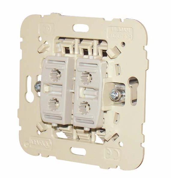 Механізм кнопки 2 кловішної LOGUS 10 A 250V (21156) купити