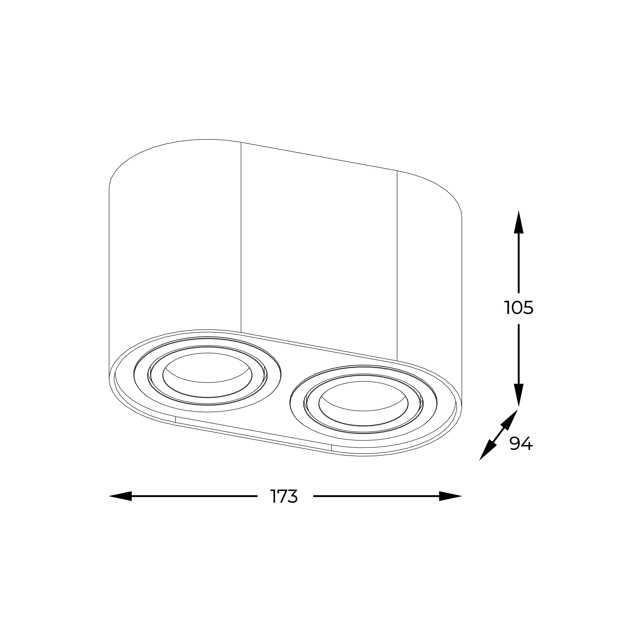 Точковий світильник Zuma Line ACGU10-191-N RONDOC купити