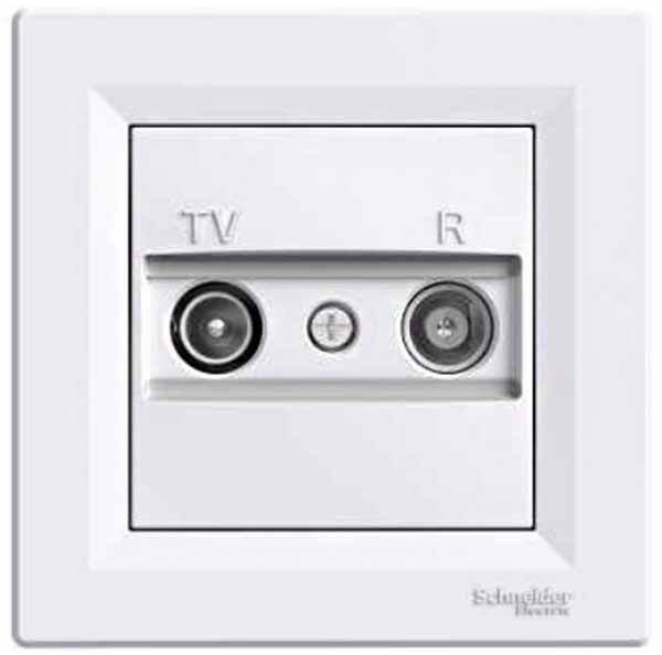 Розетка tv/r кінцева (1 дб), білий (EPH3300121) купити