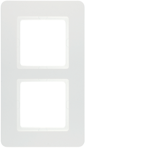 Рамка 2Х пластикова пол.білизна, Q.7 10126189 купити